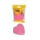 BLISTER PAPELERIA 3M 2007H CUBO DE NOTAS MARCA POST-IT TROQUELADO CORAZON 3 COLORES NEON