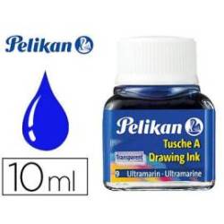 TINTA CHINA MARCA PELIKAN AZUL ULTRAMAR BOTE DE 10 ML