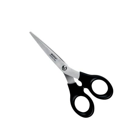 TIJERA OFICINA MARCA LEITZ ACERO INOXIDABLE 165 MM COLOR NEGRO