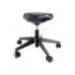 TABURETE MARCA LEITZ ERGO CON ASIENTO TRIANGULAR 5 RUEDAS GIRATORIAS REGULABLE EN ALTURA HASTA 59 CM NEGRO