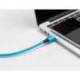 CABLE USB-C A USB-C Q-CONNECT PVC LONGITUD 1M AZUL