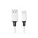 CABLE USB-C A USB-A MARCA Q-CONNECT PVC LONGITUD 1M BLANCO