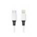 CABLE USB-C A APPLE MARCA Q-CONNECT PVC LONGITUD 2M BLANCO