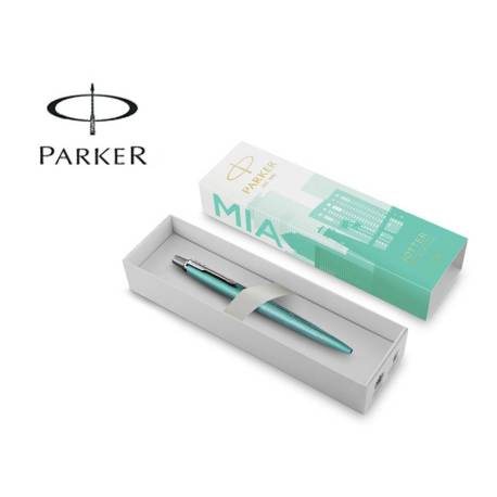 BOLIGRAFO MARCA PARKER JOTTER EDICION ESPECIAL GLOBAL ICONOS MIAMI TURQUESA