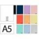 CUADERNO ESPIRAL MARCA LIDERPAPEL A5 WONDER TAPA PLASTICO 80H 90GR LISO COLORES SURTIDOS