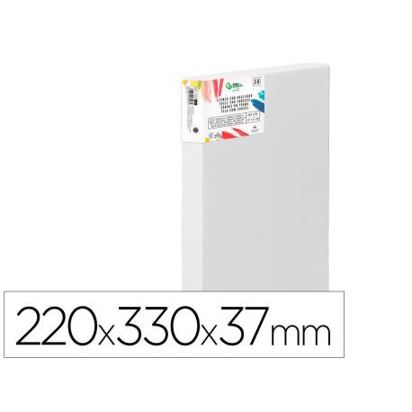 BASTIDOR 3D EXTRAGRUESO MARCA LIDERPAPEL 4P GRAPADO PARTE TRASERA ALGODON 100% 22X33 CM GRAMAJE 380G/M2 CERTIFICADO