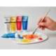 PINTURA GOUACHE/TEMPERA MARCA LIDERPAPEL CAJA DE 6 TUBOS DE PLASTICO DE 75 ML COLORES SURTIDOS