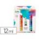 PINTURA GOUACHE/TEMPERA MARCA LIDERPAPEL CAJA DE 24 TUBOS DE ALUMINIO DE 12 ML COLORES SURTIDOS