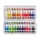 PINTURA ACRILICA MARCA LIDERPAPEL CAJA DE 24 TUBOS DE ALUMINIO DE 12 ML COLORES SURTIDOS