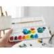 PALETA PLASTICO LIDERPAPEL PARA PINTURA PLEGABLE CON TAPA Y AGUJERO PARA EL PULGAR 20X10X1,8 CM