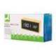 RELOJ MARCA Q-CONNECT SOBREMESA DIGITAL CON TEMPERATURA 150X45X70MM