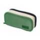 ESTUCHE PORTATODO LIDERPAPEL FUNKY 3 CREMALLERAS CON APERTURAS LATERALES COLOR VERDE BLANCO AZUL 220X100X65 MM
