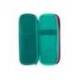 ESTUCHE PORTATODO LIDERPAPEL FUNKY 3 CREMALLERAS CON APERTURAS LATERALES COLORES AZUL FUSCIA TURQUESA 220X100X65 MM