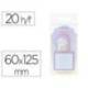 BLOC NOTAS ADHESIVAS MARCA IMAGINOVO BUNNY CON SOPORTE 20 HOJAS MORADO 60X125 MM