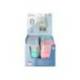 GOMA DE BORRAR MARCA LIDERPAPEL RECTANGULAR CON PROTECTOR PLASTICO SACAPUNTAS 2 USOS COLORES SURTIDOS