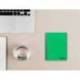 CUADERNO ESPIRAL MARCA LIDERPAPEL A6 MICRO WONDER TAPA PLASTICO 120H 90GR CUADRO 5MM 4 BANDAS COLOR VERDE OSCURO