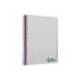 CUADERNO ESPIRAL LIDERPAPEL A7 MICRO WONDER TAPA PLASTICO 100H 90 GR CUADRO 5MM 4 BANDAS COLOR GRIS