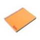 CUADERNO ESPIRAL LIDERPAPEL A7 MICRO WONDER TAPA PLASTICO 100H 90 GR CUADRO 5MM 4 BANDAS NARANJA