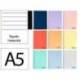 Bloc Liderpapel DIN A5 wonder rayado horizontal 80 hojas con margen tapa plástico 90 gr “no se puede elegir”