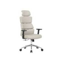 SILLA Q-CONNECT DIRECCION AUREA SIMILPIEL ALT MAX 1400 MM ANC 520 MM PROF 510 MM RUEDAS PREMIUM GRIS