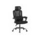SILLA MARCA Q-CONNECT DIRECCION REGGIO MALLA ALT MAX 1300 MM ANC 520 MM PROF 480 MM RUEDAS PREMIUM COLOR NEGRO