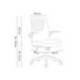 SILLA MARCA Q-CONNECT OFICINA TERNI MALLA ALT MAX 1050 MM ANC 500 MM PROF 480 MM COLOR GRIS CUERPO NEGRO