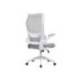 SILLA MARCA Q-CONNECT OFICINA CATANIA MALLA ALT MAX 1230 MM ANC 510 MM PROF 490 MM RUEDAS PREMIUM COLOR GRIS BLANCO