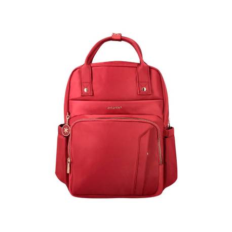 MOCHILA MARCA ANTARTIK NOVA 4 COMPARTIMENTOS COLOR ROJO VINO 410X180X320 MM