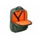 MOCHILA MARCA ANTARTIK VOLT 5 COMPARTIMENTOS COLOR VERDE MILITAR INTERIOR NARANJA 450X180X330 MM