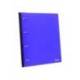 CARPETA LIDERPAPEL 4 ANILLAS REDONDAS 25 MM POLIPROPILENO DIN A4 ULTRA COMPACTA CON LOMO EXTENSIBLE 4 CM AZUL