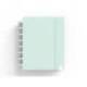 CUADERNO INGENIOX FOAM A5 80H RAYADO HORIZONTAL COLOR MENTA PASTEL