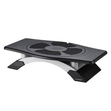 SOPORTE MARCA Q-CONNECT PARA MONITOR CON PLATAFORMA GIRATORIA AJUSTABLE DOS ALTURAS 411X287X99 MM