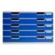 MODULO CAJONES SOBREMESA MARCA EXACOMPTA SYSTEM 5 CAJONES POLIESTIRENO DIN A3 AZUL/GRIS 350X288X320 MM