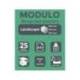 MODULO CAJONES SOBREMESA MARCA EXACOMPTA SYSTEM 5 CAJONES POLIESTIRENO DIN A3 AZUL/GRIS 350X288X320 MM