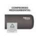 REPOSAMUÑECAS MARCA FELLOWES PARA TECLADO BREYTA NEGRO 480X70X25 MM