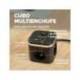 REGLETA MARCA FELLOWES CUBO MULTIENCHUFES 3 TOMAS CORRIENTE + 2XUSB C + A USB A COLOR NEGRO