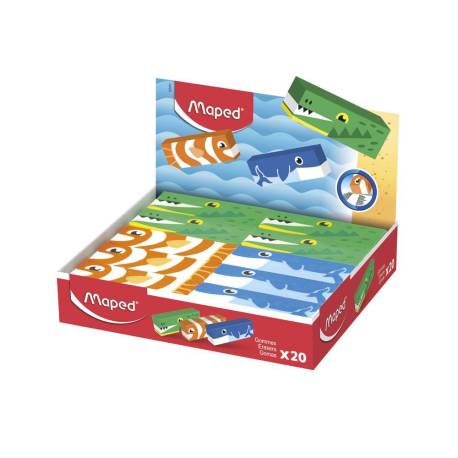 GOMAS DE BORRAR MARCA MAPED ANIMALES