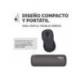 REPOSAMUÑECAS MARCA FELLOWES MINI BREYTA NEGRO 190X70X25 MM