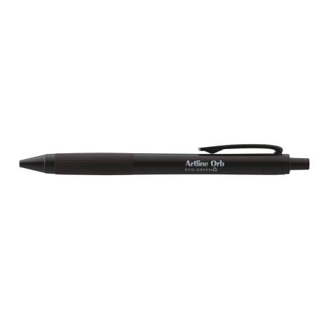 BOLIGRAFO ARTLINE ORB ECO GREEN RETRACTIL 1 MM NEGRO