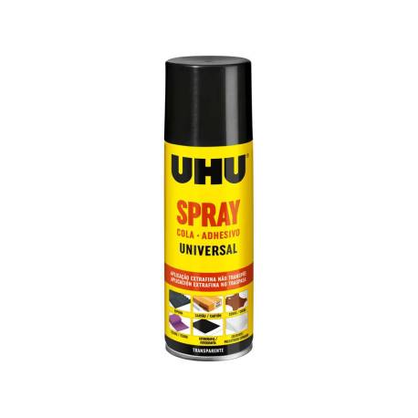 PEGAMENTO MARCA UHU SPRAY ADHESIVO 3 EN 1 PERMANENTE BOTE DE 200 ML
