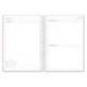 AGENDA ESCOLAR MARCA ANTARTIK 26-27 ESPIRAL ESSENTIALS DIA PAGINA A5+ BILINGUE 80G PAPEL FSC MORADO