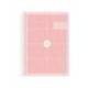 AGENDA ESCOLAR MARCA ANTARTIK 26-27 ESPIRAL ESSENTIALS DIA PAGINA A5+ BILINGUE 80G PAPEL FSC ROSA