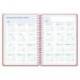 AGENDA ESCOLAR MARCA LIDERPAPEL 26-27 ESPIRAL CLASSIC 2 DIAS PAGINA A5 BILINGUE 70G PAPEL FSC ROJO