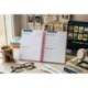 AGENDA ESCOLAR MARCA LIDERPAPEL 26-27 ESPIRAL BASIC 2 DIAS PAGINA A5 BILINGUE 70G PAPEL FSC ROSA