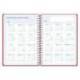 AGENDA ESCOLAR MARCA LIDERPAPEL 26-27 ESPIRAL BASIC 2 DIAS PAGINA A5 BILINGUE 70G PAPEL FSC ROJO