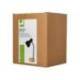LAMPARA DE ESCRITORIO MARCA Q-CONNECT ORION METALICA CON DETALLES DE MADERA BRAZO FLEXIBLE COLOR NEGRO
