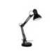 LAMPARA DE ESCRITORIO MARCA Q-CONNECT POLARIS METALICA CONINTERRUPTOR BRAZO DOBLE 3 ARTICULACIONES COLOR NEGRO