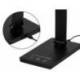 LAMPARA DE ESCRITORIO MARCA Q-CONNECT VEGA LED 10W 400 LM TACTIL 5 NIVELES DE COLOR BRILLO REGULABLE COLOR NEGRO
