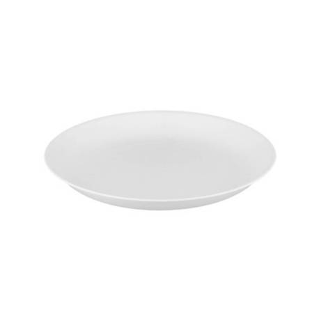 PLATO POLIPROPILENO MARCA ARCHIVO 2000 LLANO 23,5 CM DIAMETRO REUTILIZABLE E IRROMPIBLE LIBRE BPA COLOR BLANCO