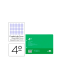 RECAMBIO LIDERPAPEL DIN A5 APAISADO 100 HOJAS 75 GR CUADRO 3 MM 2 TALADROS CON MARGEN